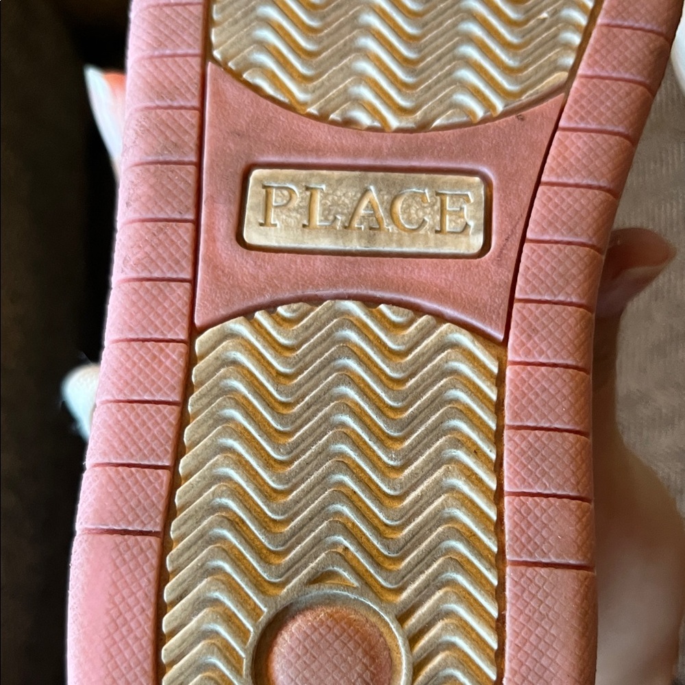 The Children's Place Pink and White Kids Sneakers - Picture 2 of 6